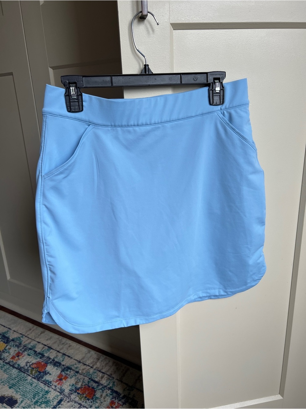 Peter Millar Alice Petal Hem Women's 18" Golf Skort UPF 50+ blue large
